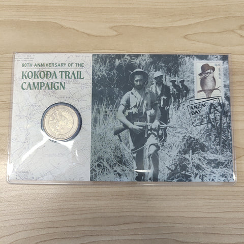 2022 Australia Post $1 80th Anniversary of the Kokoda Trail Campaign PNC