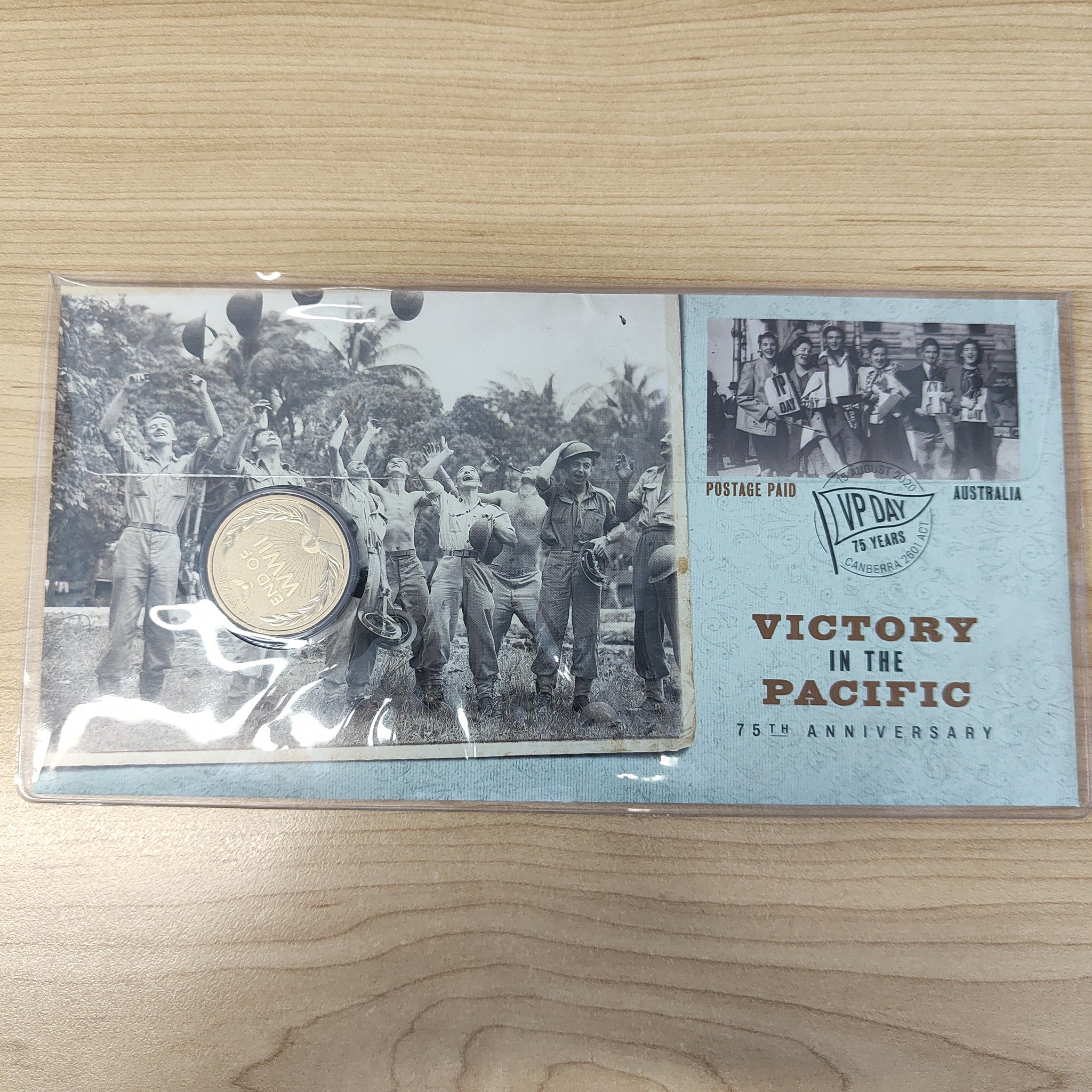 2020 Australia Post $1 75th Anniversary Victory in the Pacific PNC