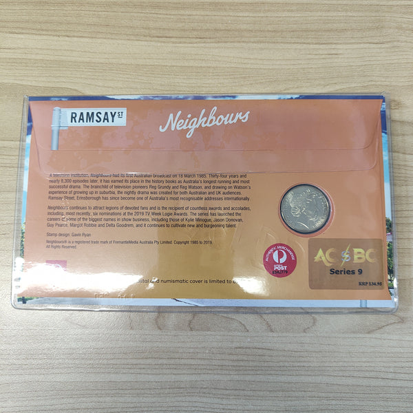 2019 Australia Post $1 Neighbours FINALE Overprint Last Episode July 29th 2022 PNC 140/250