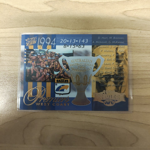 2003 Select XL Ultra 1994 Premiers West Coast No.211