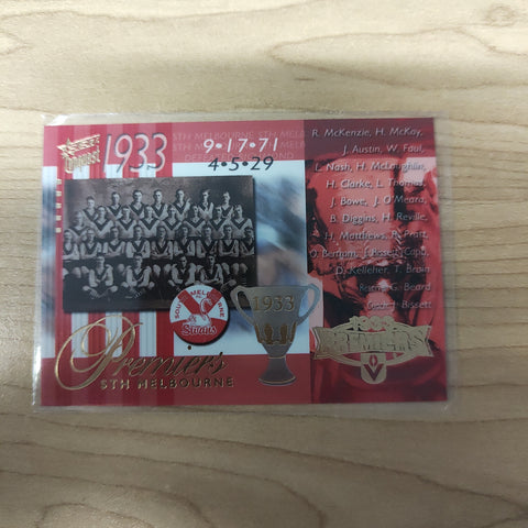 2004 Select Conquest 1933 Premiership Commemorative South Melbourne No.223