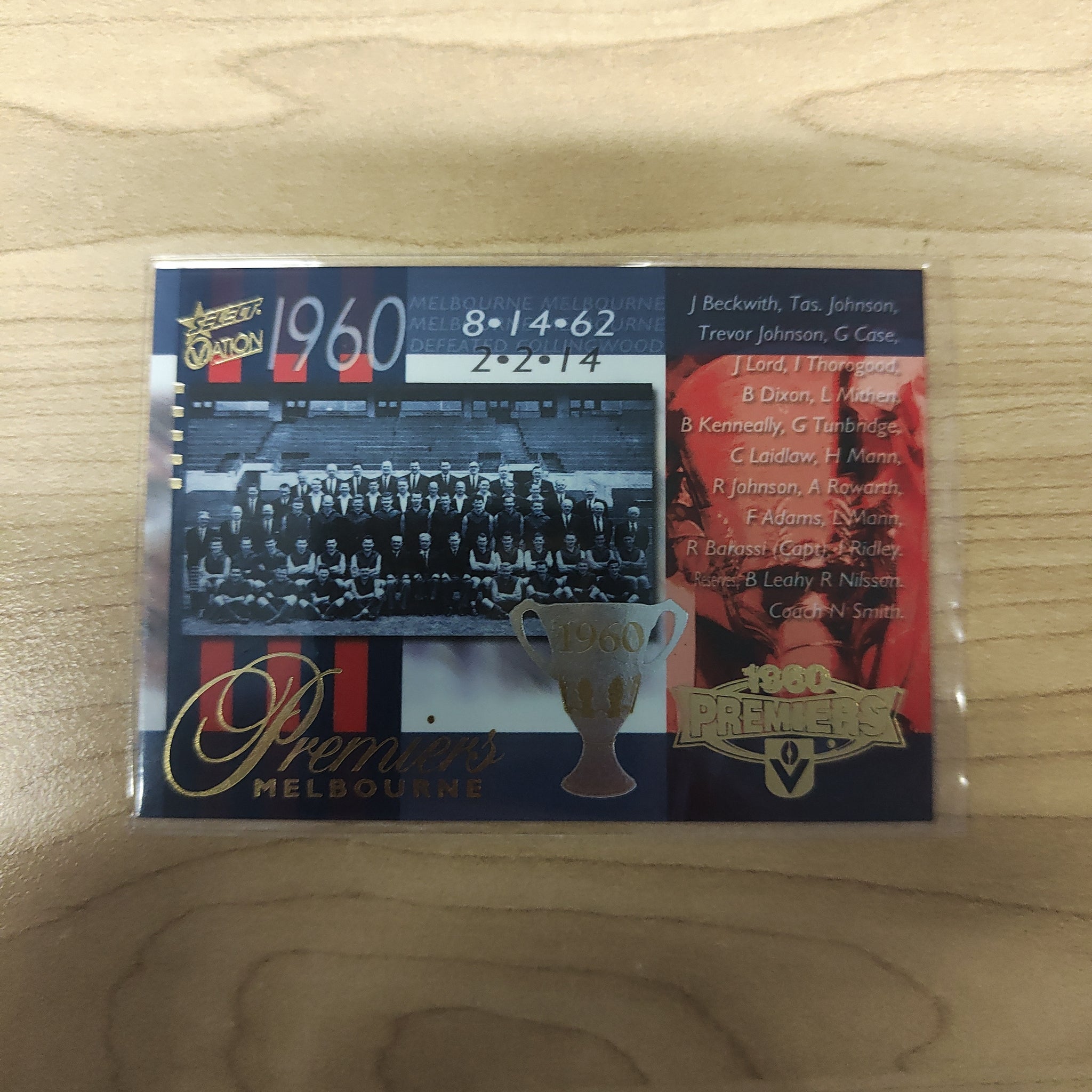 2004 Select Ovation 1960 Premiership Commemorative Melbourne No.026