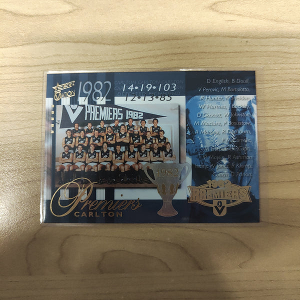 2004 Select Ovation 1982 Premiership Commemorative Carlton No.341