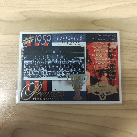 2005 Select Tradition 1959 Premiership Commemorative Melbourne