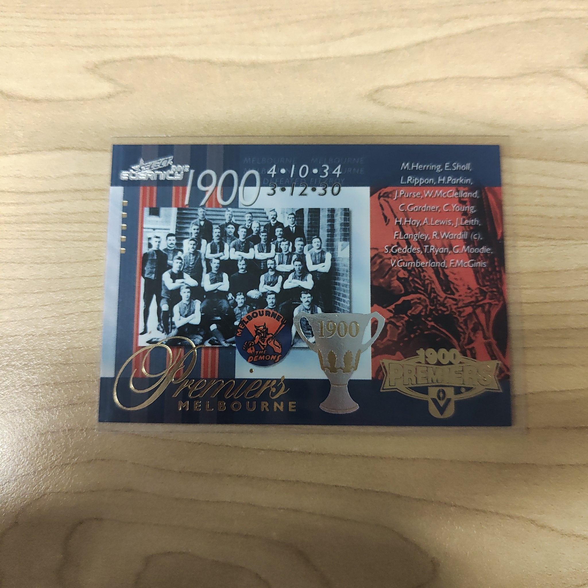 2012 Select Eternity 1900 Premiers Melbourne No.398
