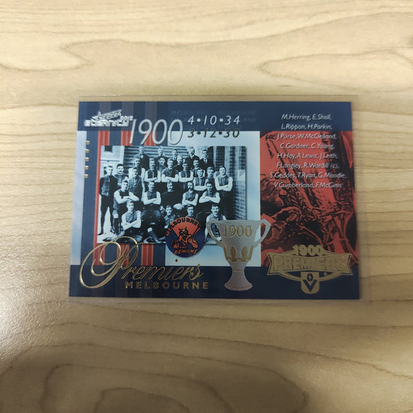 2012 Select Eternity 1900 Premiers Melbourne No.398
