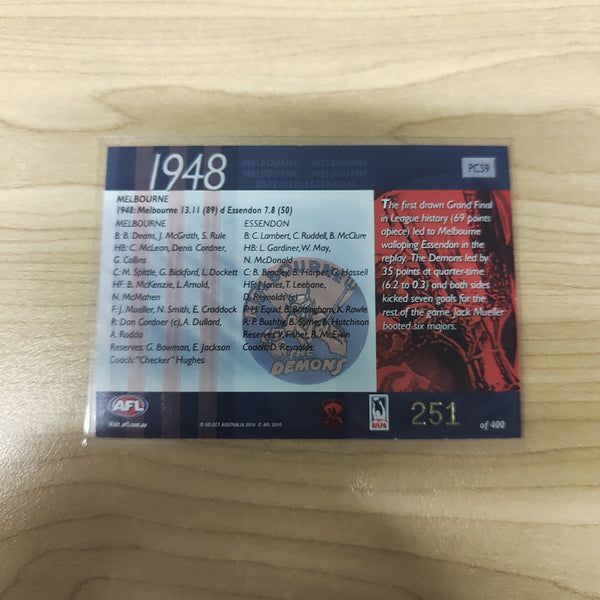 2010 Select Prestige 1948 Premiers Melbourne No.251