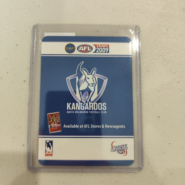 2009 Teamcoach Silver Matt Campbell North Melbourne Promo Card