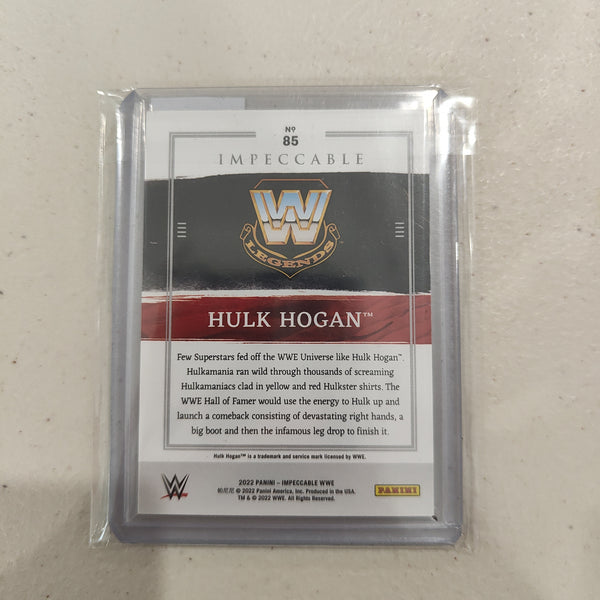 2022 Panini Impeccable WWW Legends Hulk Hogan No.71/99