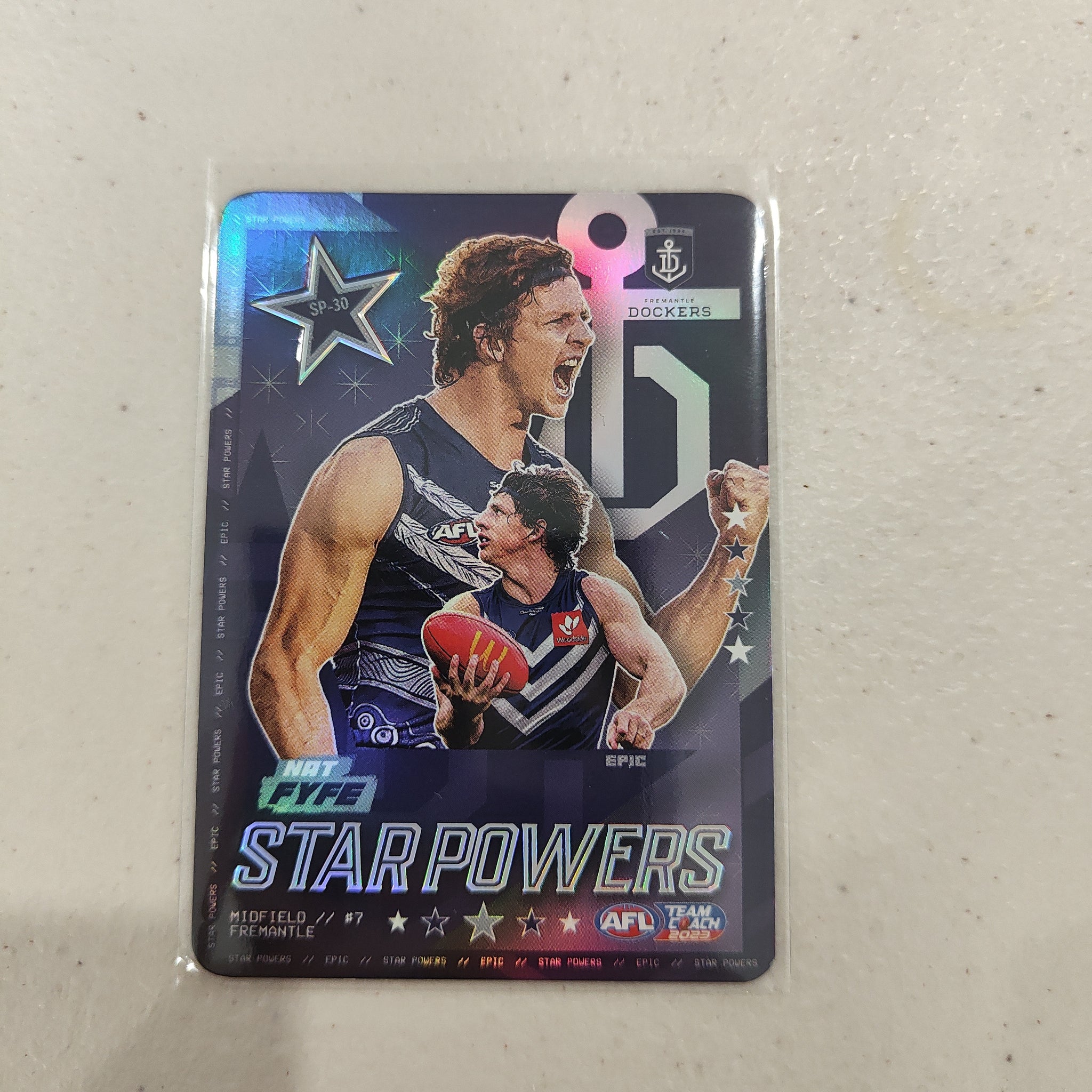 2023 Teamcoach Star Powers Nat Fyfe Fremantle SP-30