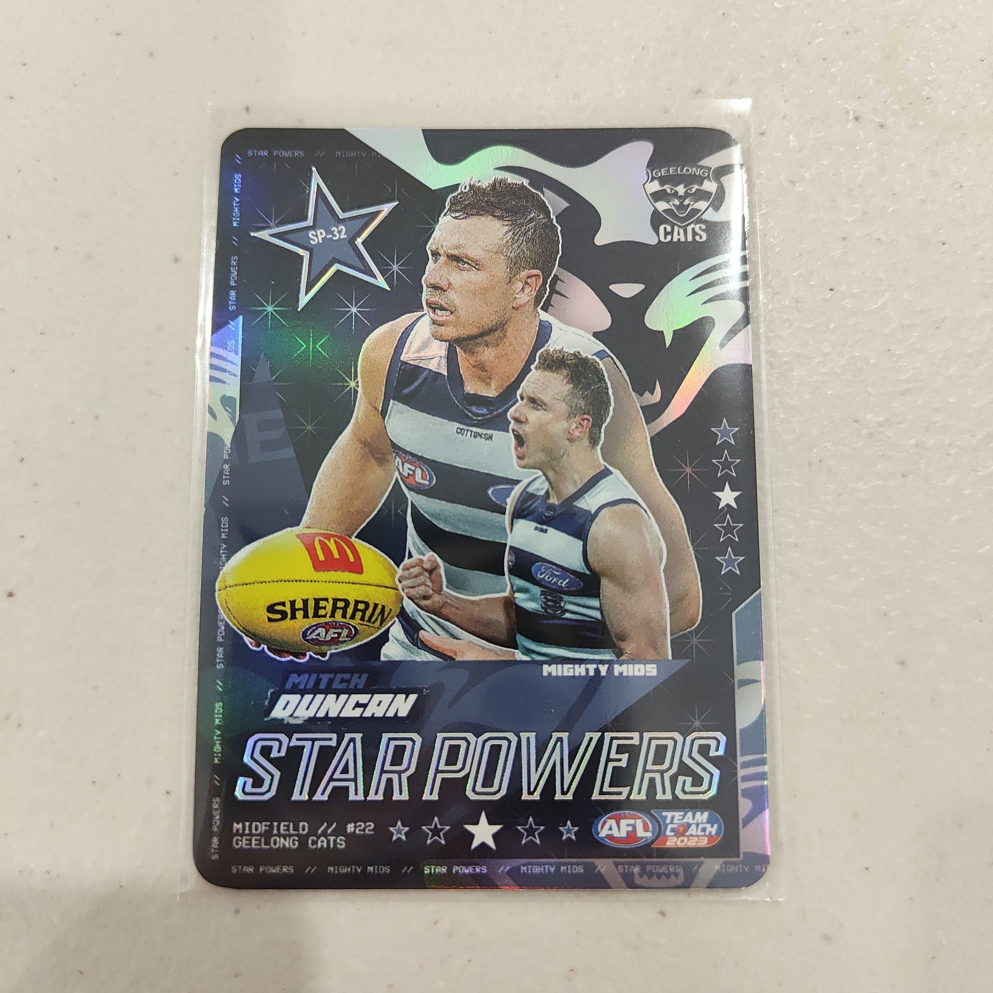 2023 Teamcoach Star Powers Mitch Duncan Geelong SP-32