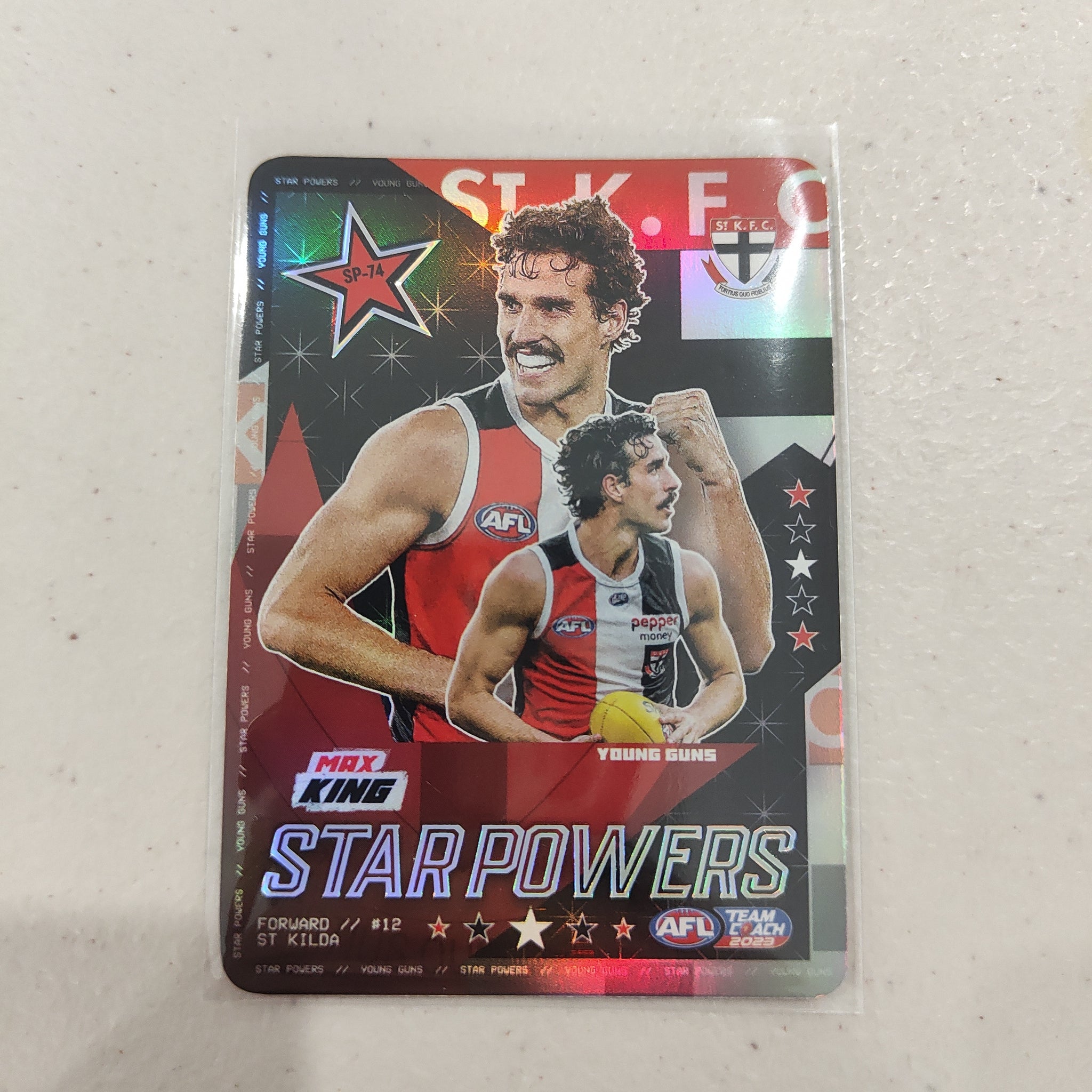 2023 Teamcoach Star Powers Max King St Kilda SP-74