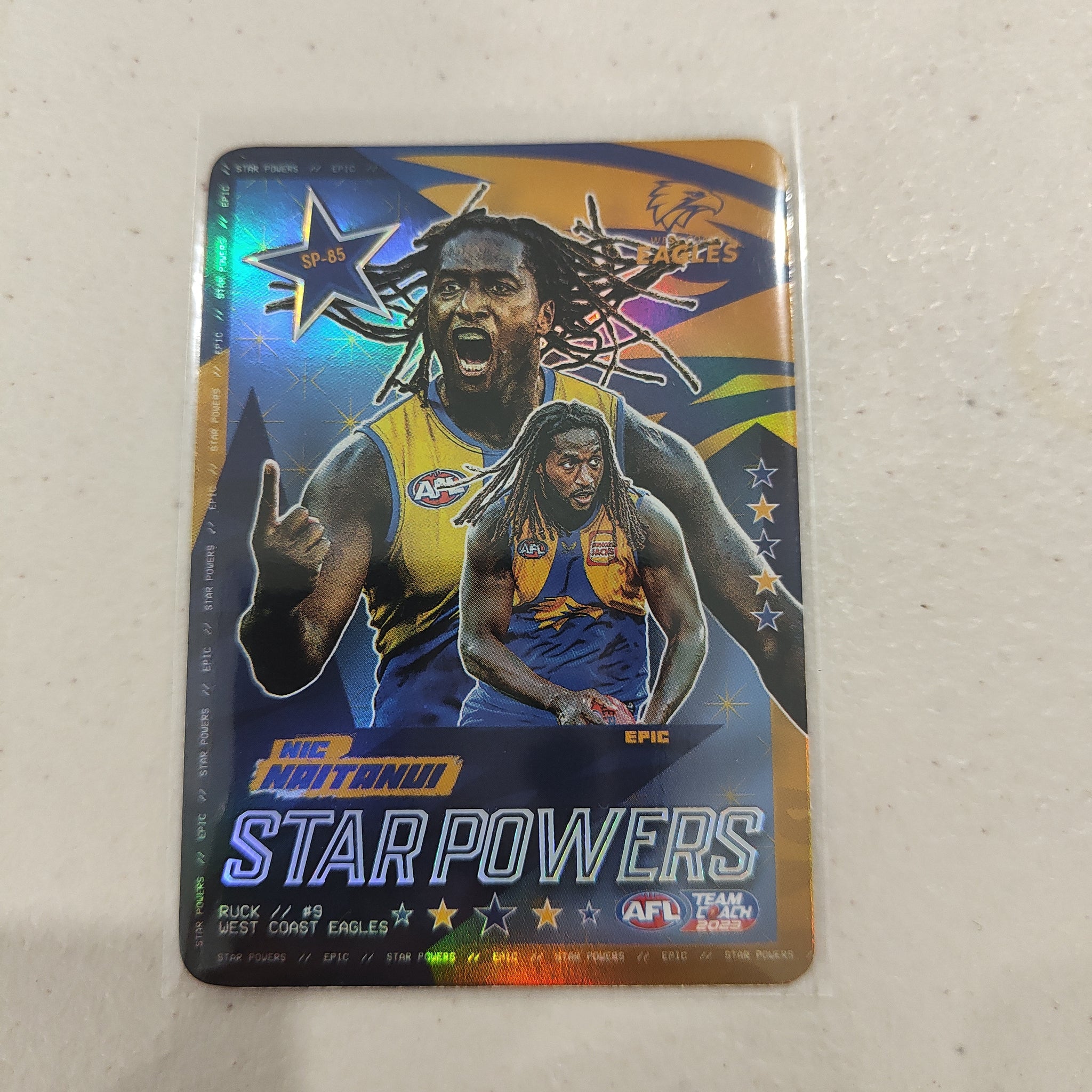 2023 Teamcoach Star Powers Nic Naitanui West Coast SP-85