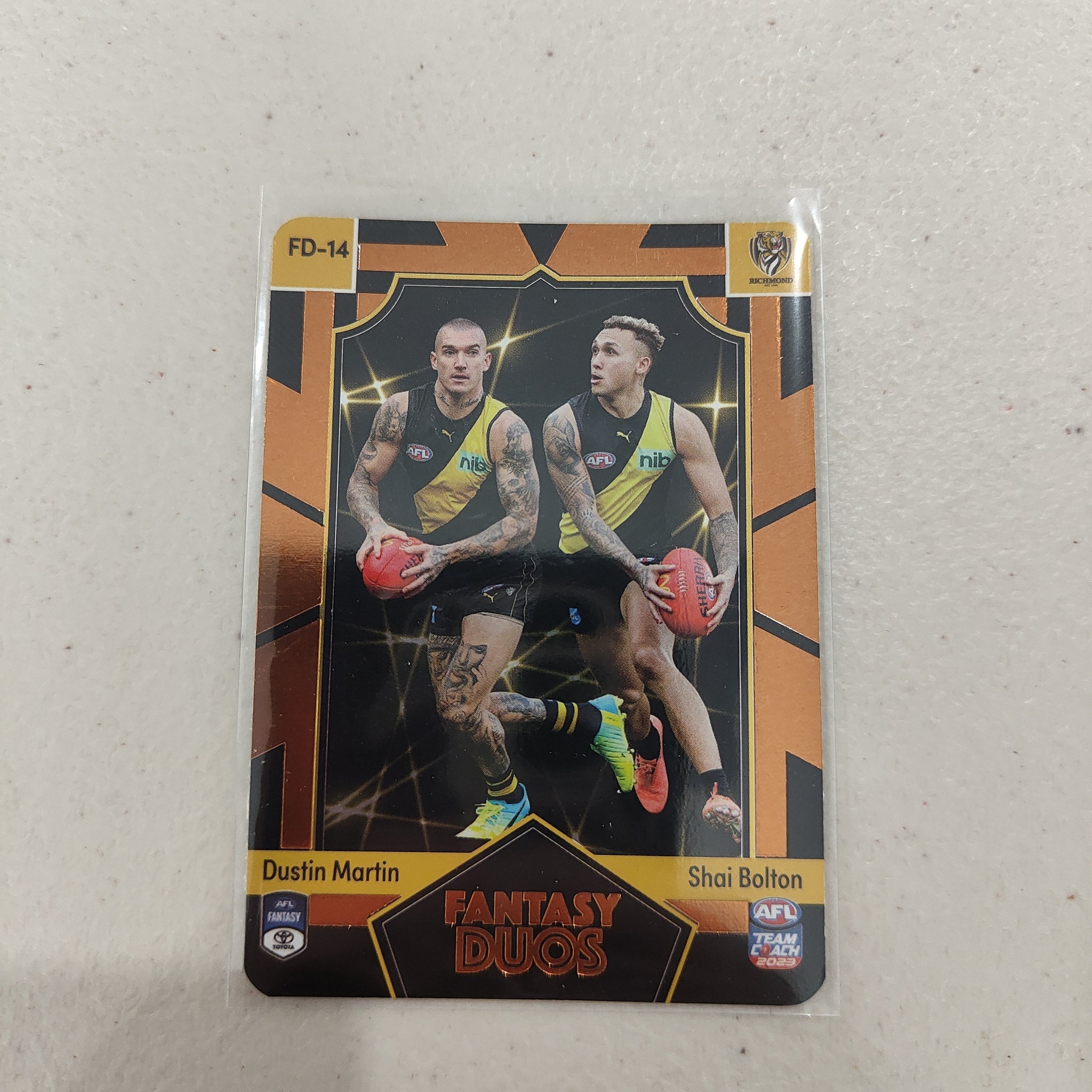 2023 Teamcoach Fantasy Duos Dustin Martin Shai Bolton Richmond