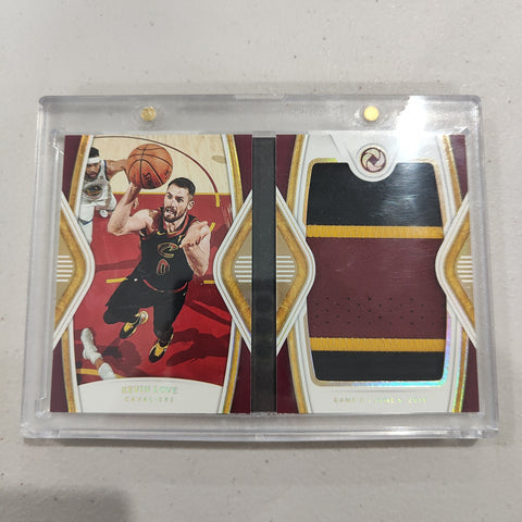 2019 Panini Opulence NBA Finals Kevin Love Cleveland Cavaliers Patch Card 5/9