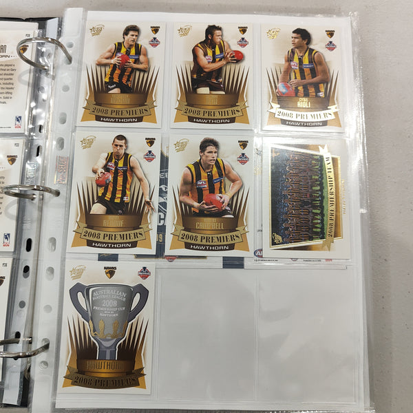 2008 Select Hawthorn Football Club Premiership Boxed Football Card Set