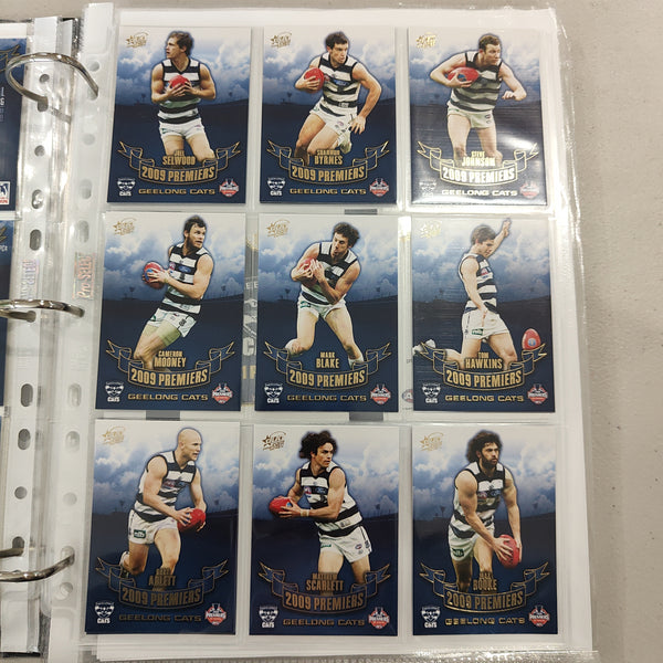 2009 Select Geelong Football Club Premiership Boxed Football Card Set