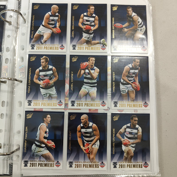 2011 Select Geelong Football Club Premiership Boxed Football Card Set