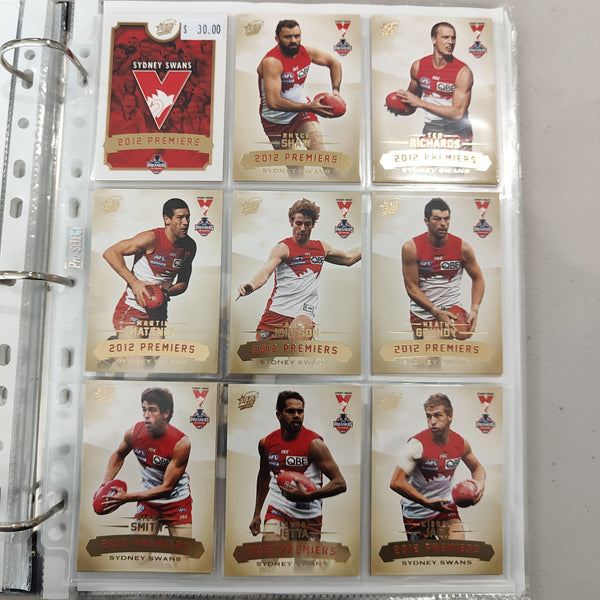 2012 Select Sydney Football Club Premiership Boxed Football Card Set