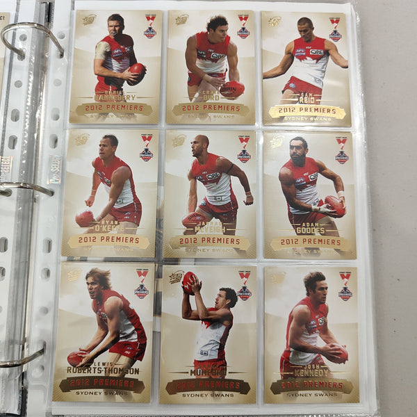 2012 Select Sydney Football Club Premiership Boxed Football Card Set