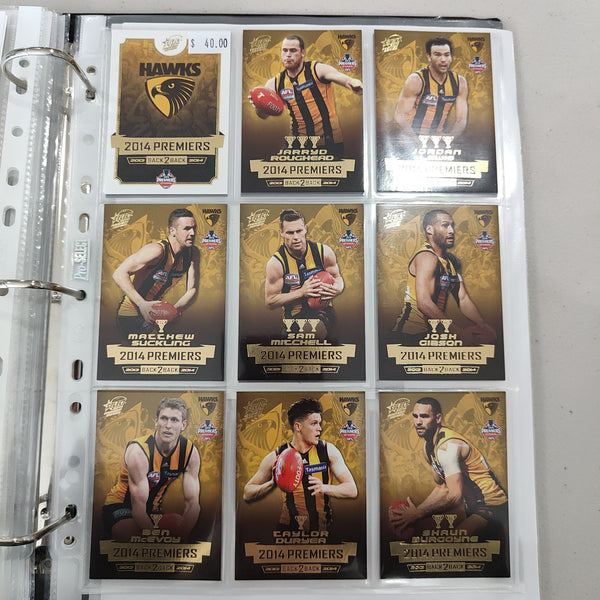 2014 Select Hawthorn Football Club Premiership Boxed Football Card Set