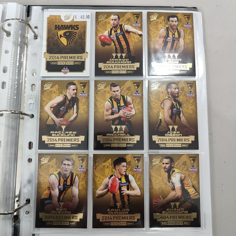 2014 Select Hawthorn Football Club Premiership Boxed Football Card Set