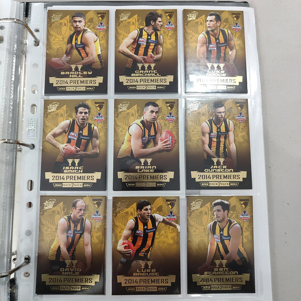 2014 Select Hawthorn Football Club Premiership Boxed Football Card Set