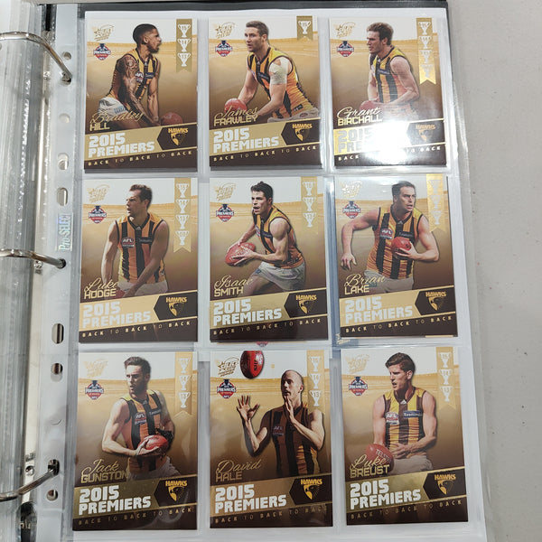 2015 Select Hawthorn Football Club Premiership Boxed Football Card Set