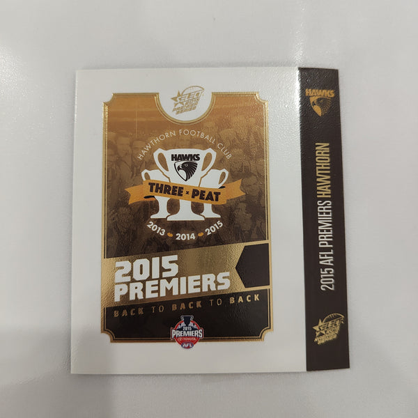 2015 Select Hawthorn Football Club Premiership Boxed Football Card Set