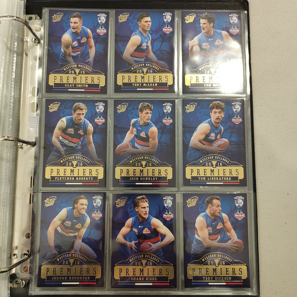 2016 Select Western Bulldogs Football Club Premiership Boxed Football Card Set