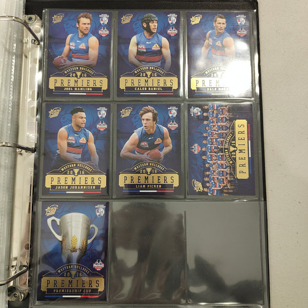 2016 Select Western Bulldogs Football Club Premiership Boxed Football Card Set