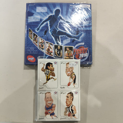 2010 AFL Herald Sun Football Card  Base Set, Caricature Set and Team Tattoos With Album