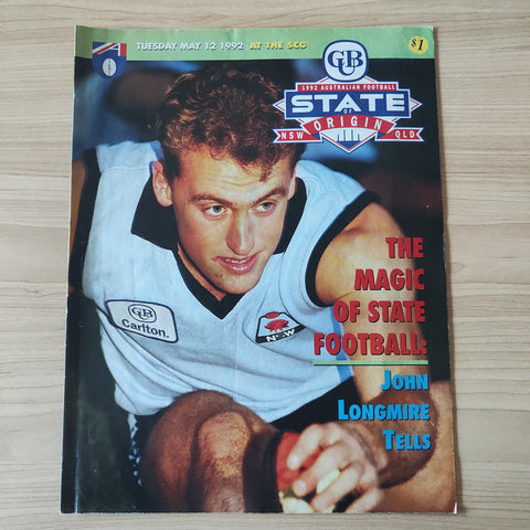 1992 May 12 NSW v Queensland at the SCG AFL Football State of Origin Record