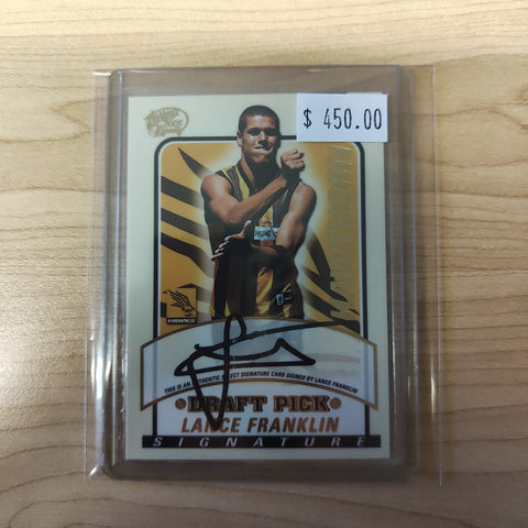 2005 Select Tradition Draft Pick Signature Lance Franklin Hawthorn No.174/600