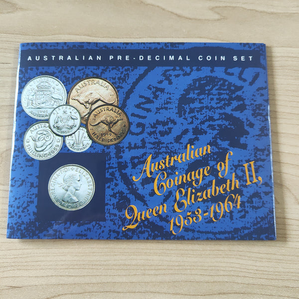 Australia 1956 Coinage of Queen Elizabeth II 1953-1964 Set