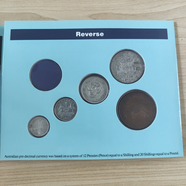 Australia 1956 Coinage of Queen Elizabeth II 1953-1964 Set