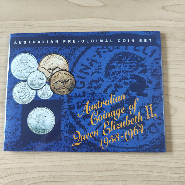 Australia 1958 Coinage of Queen Elizabeth II 1953-1964 Set