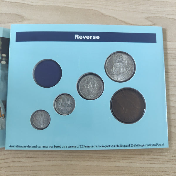 Australia 1958 Coinage of Queen Elizabeth II 1953-1964 Set