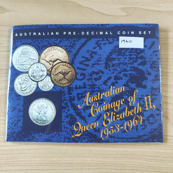 Australia 1960 Coinage of Queen Elizabeth II 1953-1964 Set