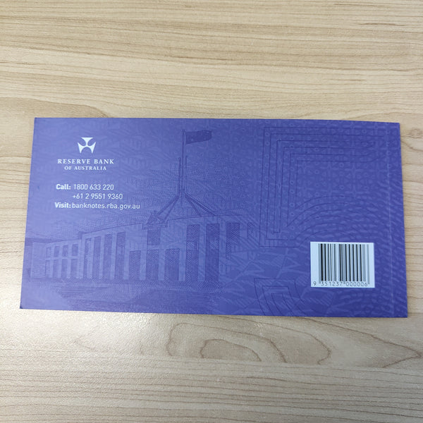 Reserve Bank of Australia Next Generations of $5 Uncirculated Banknote Folder
