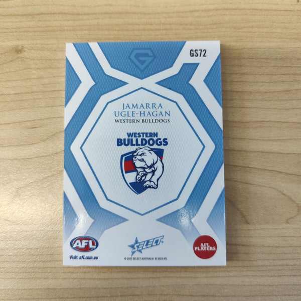 2023 AFL Select Gem Sapphire Card Jamarra Ugle-Hagan Western Bulldogs 70/70