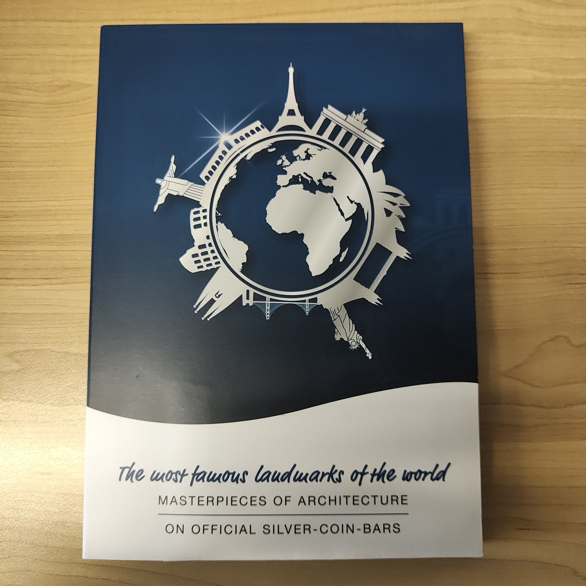 2014-15 Macquarie Mint Solomon Islands Masterpieces of Architecture Famous Landmarks Proof .999 Silver Miniature Bars