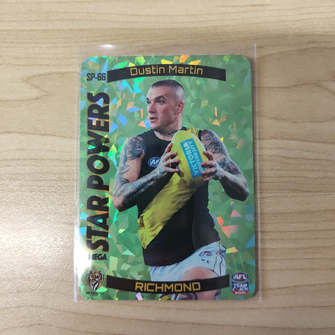 2021 AFL Teamcoach Green Star Powers Dustin Martin Richmond SP-66