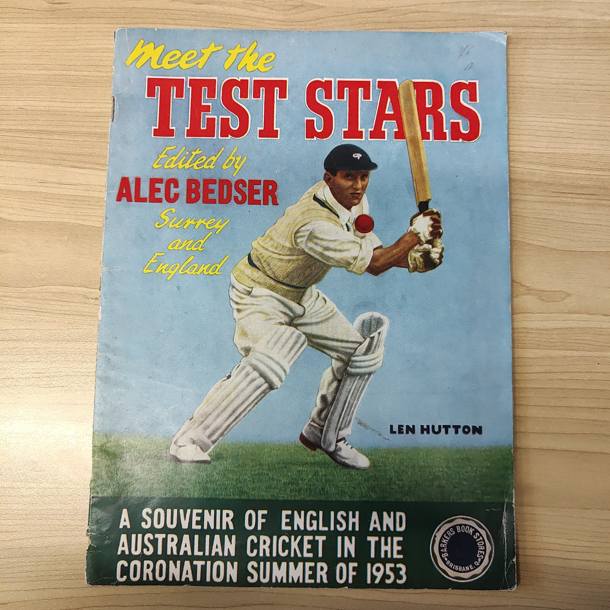 Cricket 1953 Meet The Test Stars Souvenir English and Australian Cricket in the Coronation Summer Record