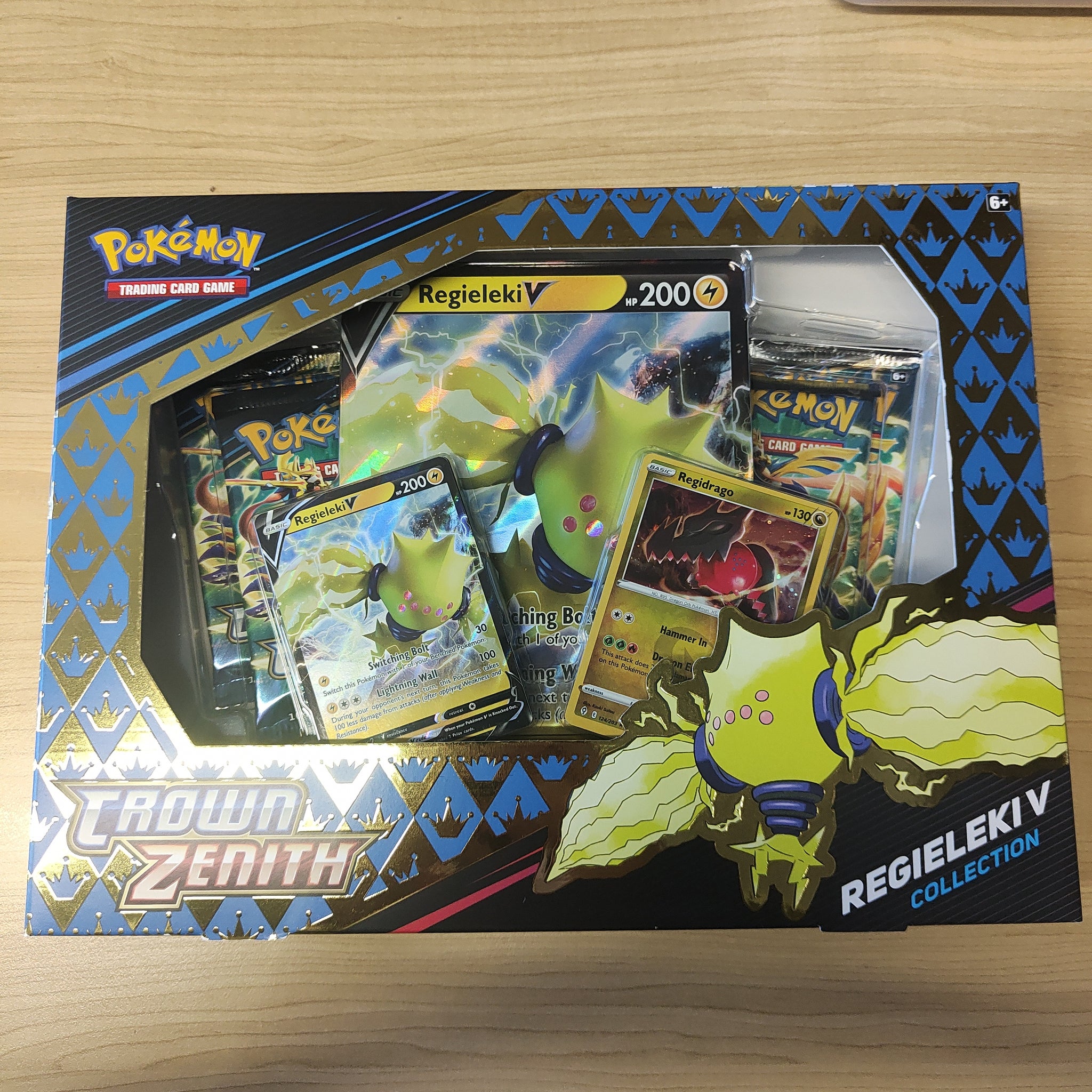 regieleki v pokemon card Pokemon TCG Crown Zenith Regieleki V Collection – Shields Stamps & Coins
