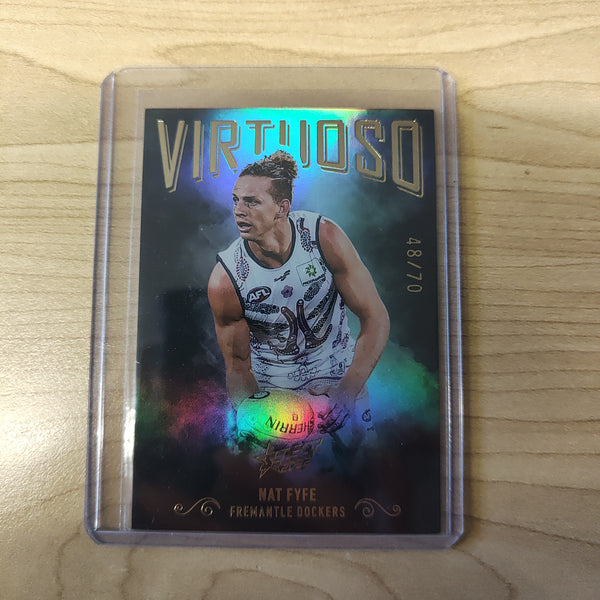 2022 AFL Footy Stars Virtuoso Nat Fyfe Fremantle 48/70