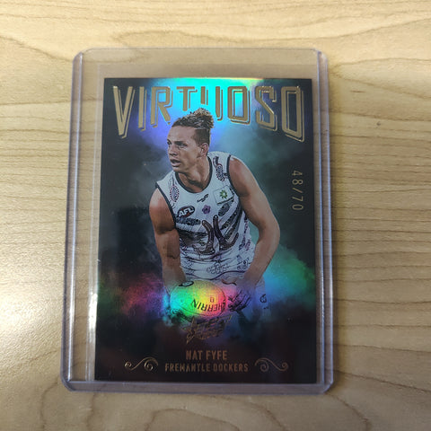 2022 AFL Footy Stars Virtuoso Nat Fyfe Fremantle 48/70
