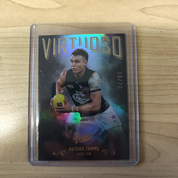 2022 AFL Select Footy Stars Patrick Cripps Virtuoso Carlton 18/70