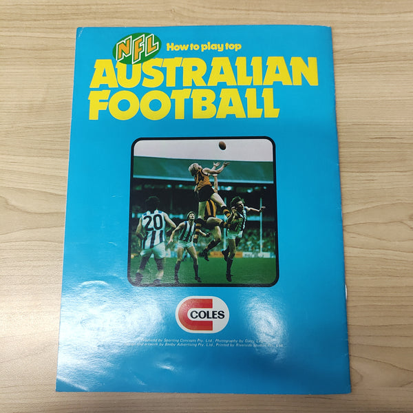 NFL How To Play Top Australian Football Football Book