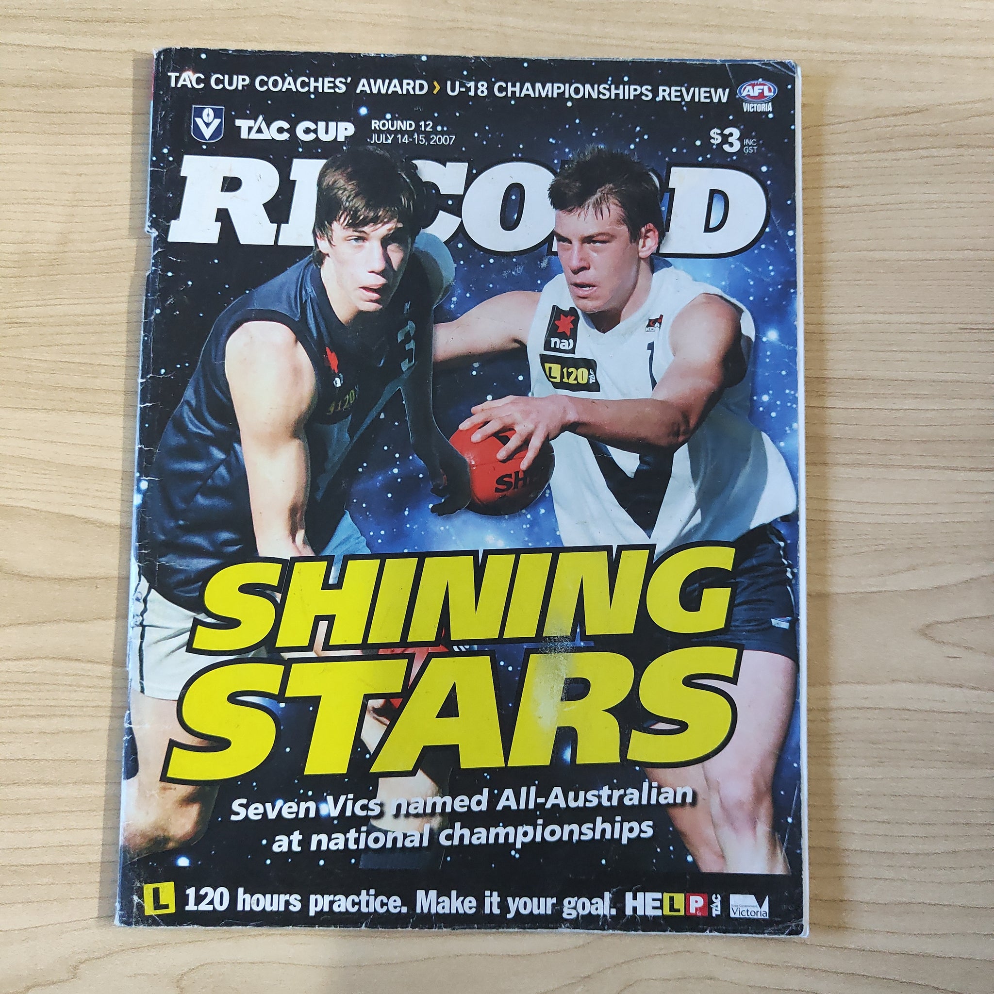 2007 July 14-15 TAC Cup VFL Victoria Football Record